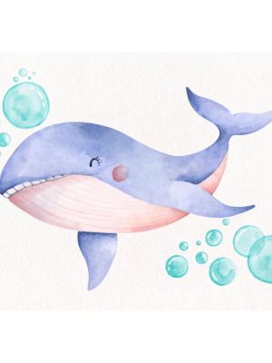 Whale of a Time Watercolor Painting Kit (5x7)